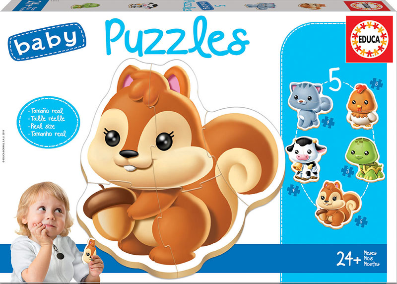 Baby Puzzles Animaux - Educa Borras