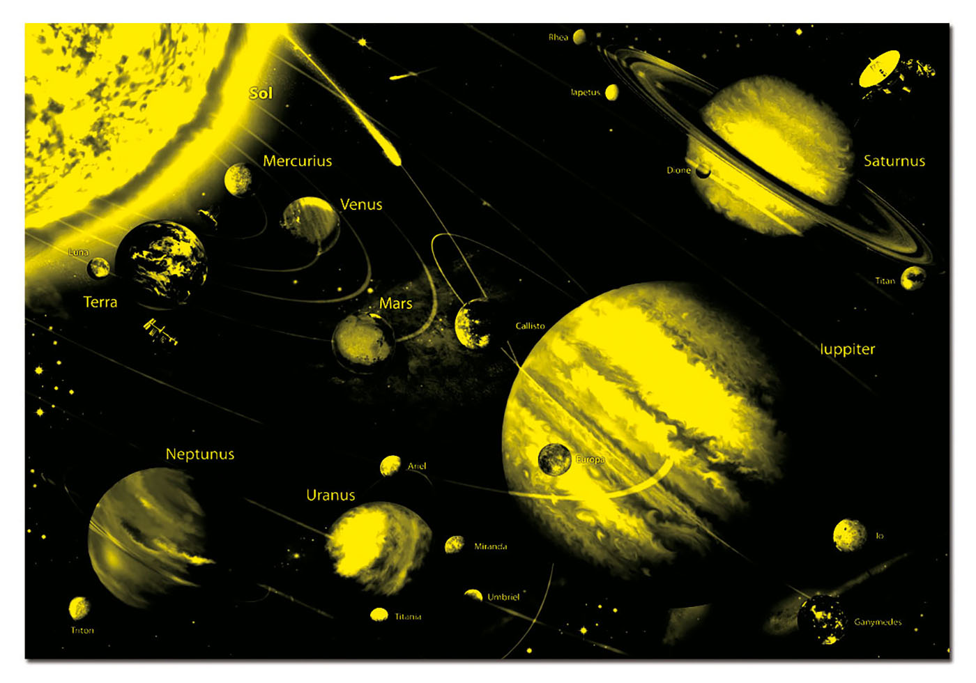 Educa borras Solar System Puzzle 500 Pieces Multicolor