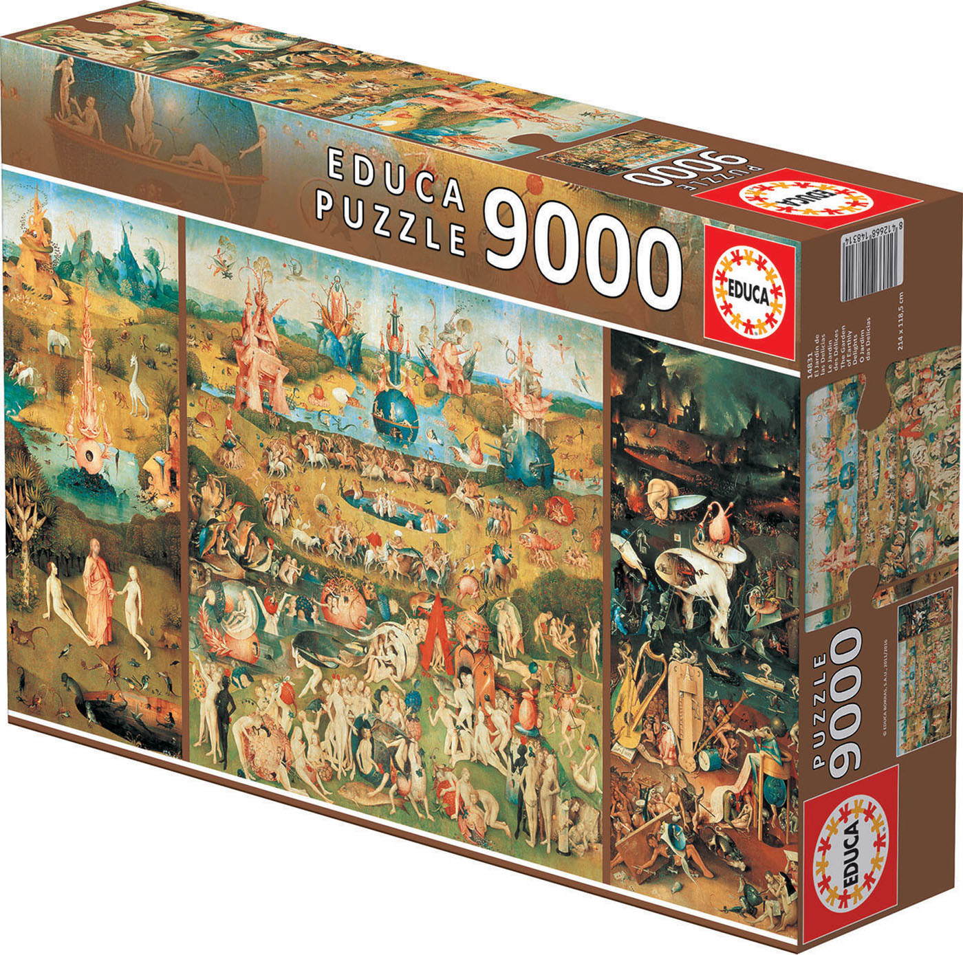 The Garden of earthly Delights 9000Teile Educa Educa Puzzle 