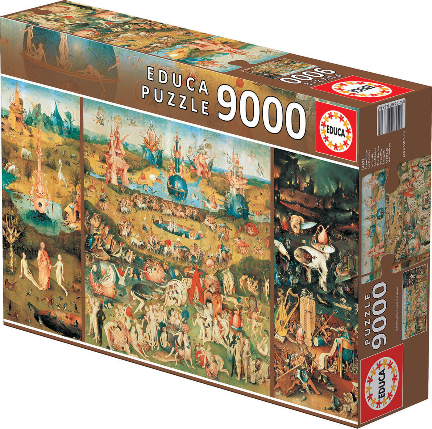 Puzzle Wonders of the World Educa 1000 pezzi con colla Fix