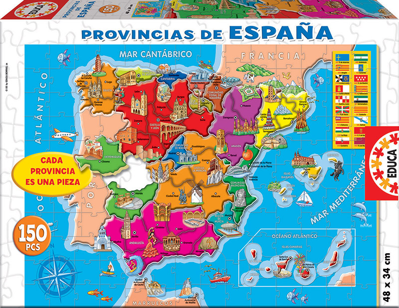 Mapa de las Provincias de España