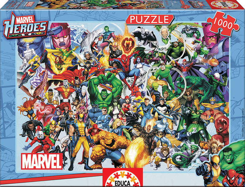 1000 Los héroes de Marvel