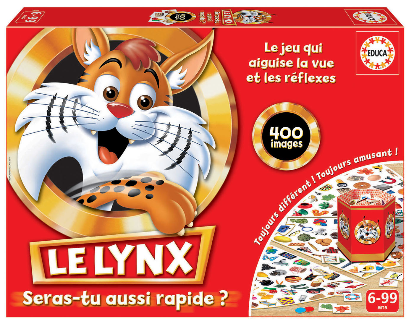 Jeu de société - Le Lynx 400 Images - Jeux de société enfant