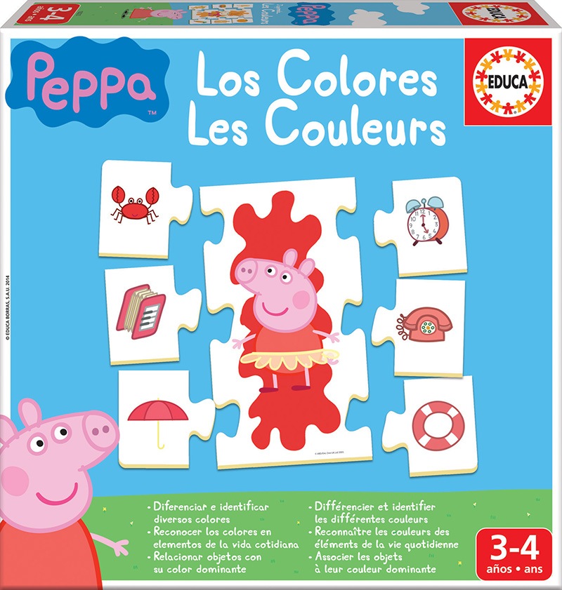 Les couleurs Peppa