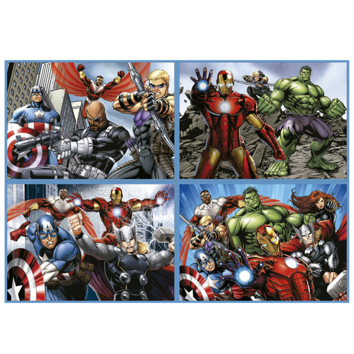 Multi 4 Puzzles Avengers 50+80+100+150