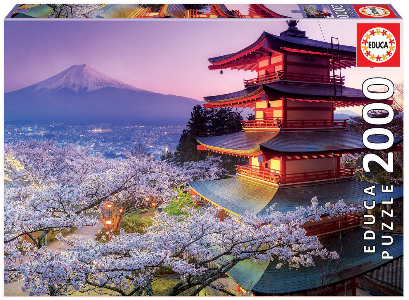 Puzzle 4000 pièces : Collage japonais - Educa - Rue des Puzzles