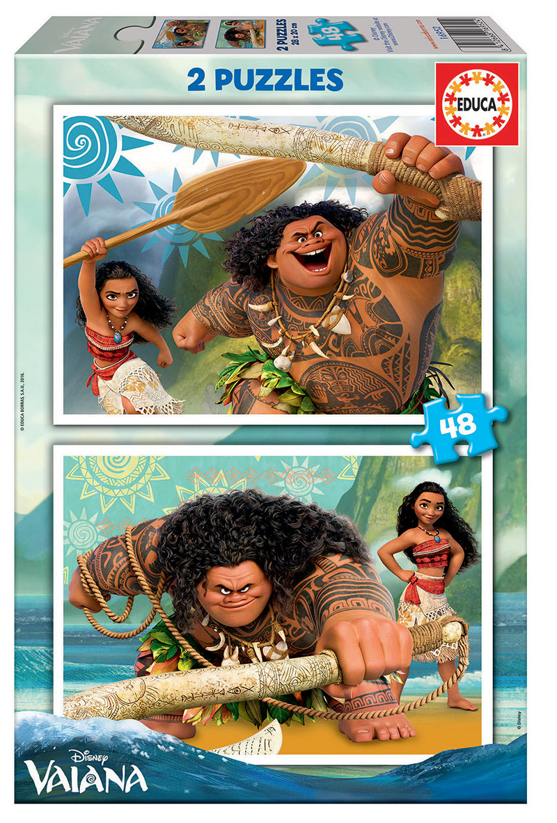 Puzzle Brave Vaiana 2x100 pieces - Jigsaw