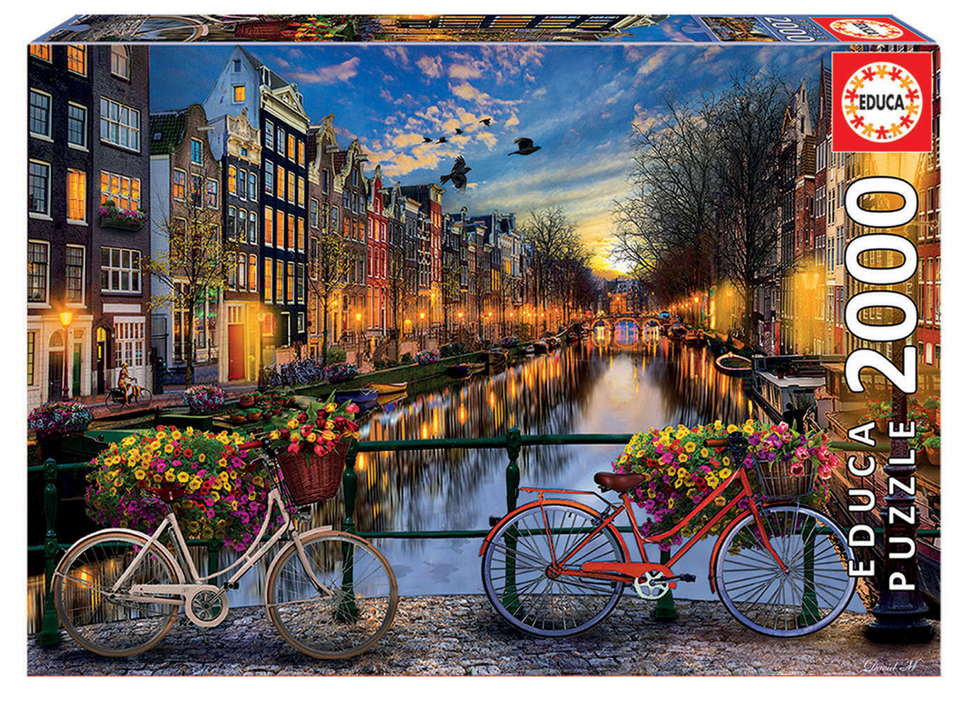 Puzzle 3000 pièces : Amsterdam - Educa - Rue des Puzzles