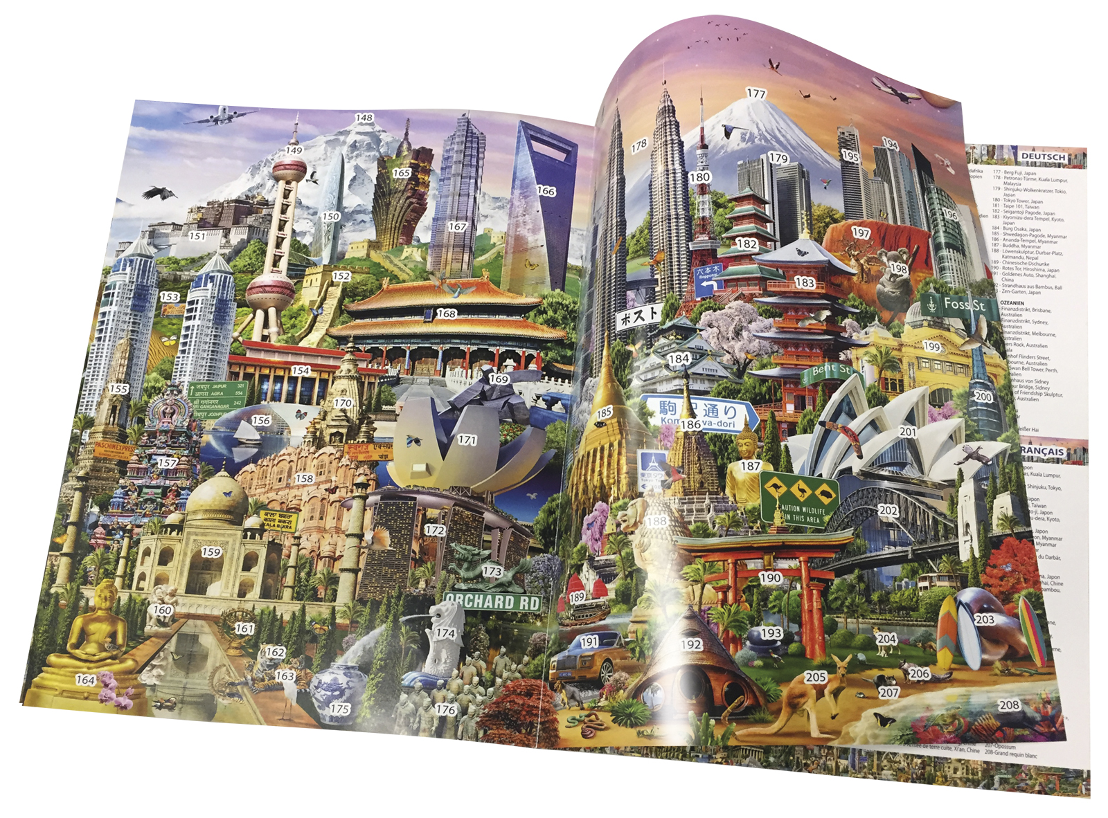 12000 piece puzzle : Wonders of the world