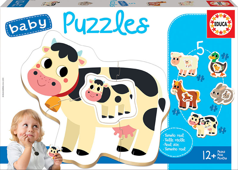 Baby Puzzles Animais da quinta