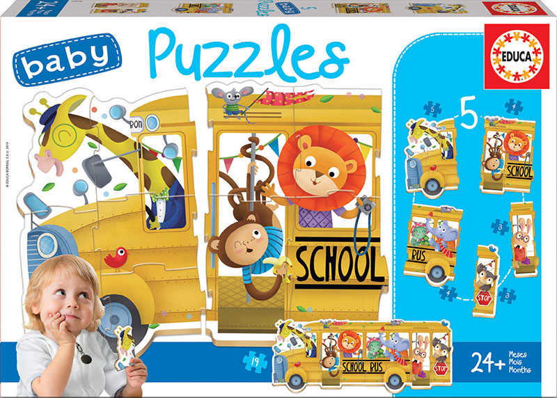 Baby Puzzles School Bus