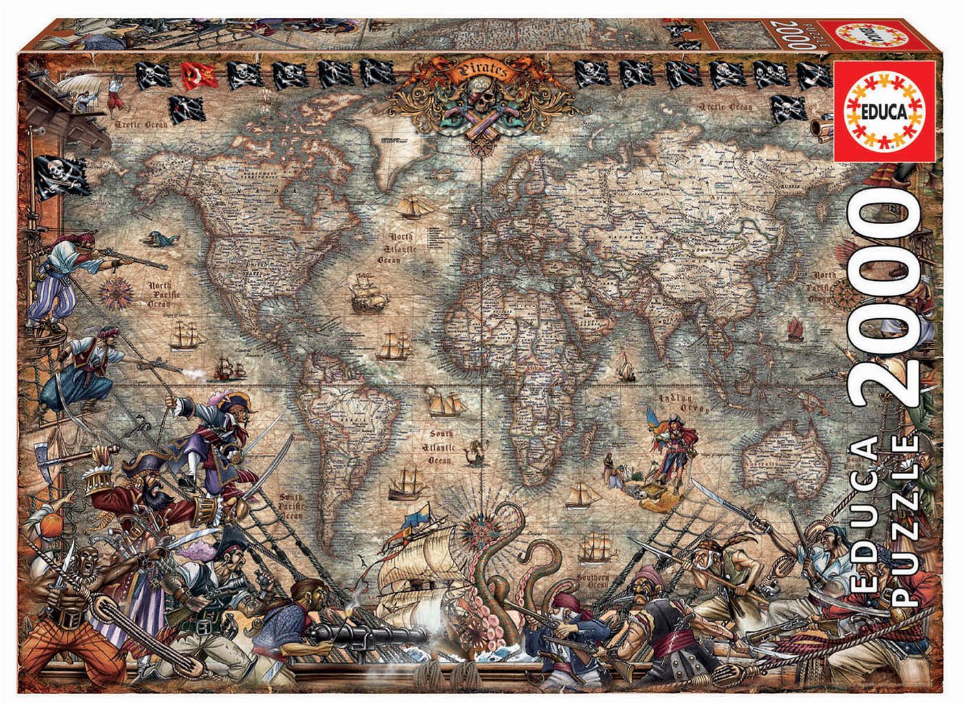 2000 Pirates Map