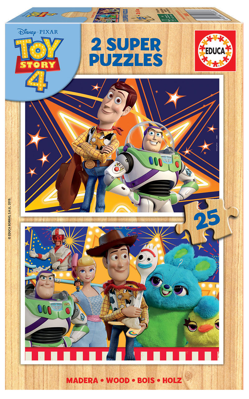 2×25 Bois Toy Story 4