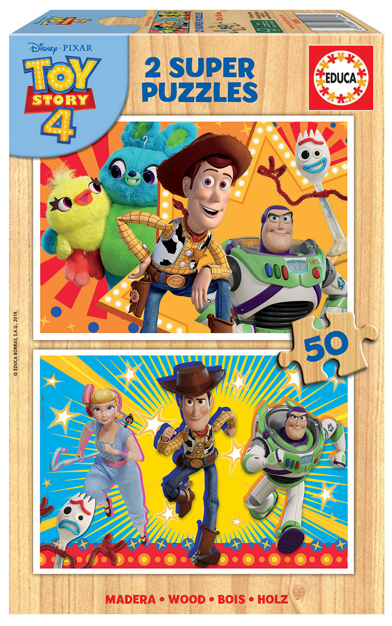2×50 Bois Toy Story 4