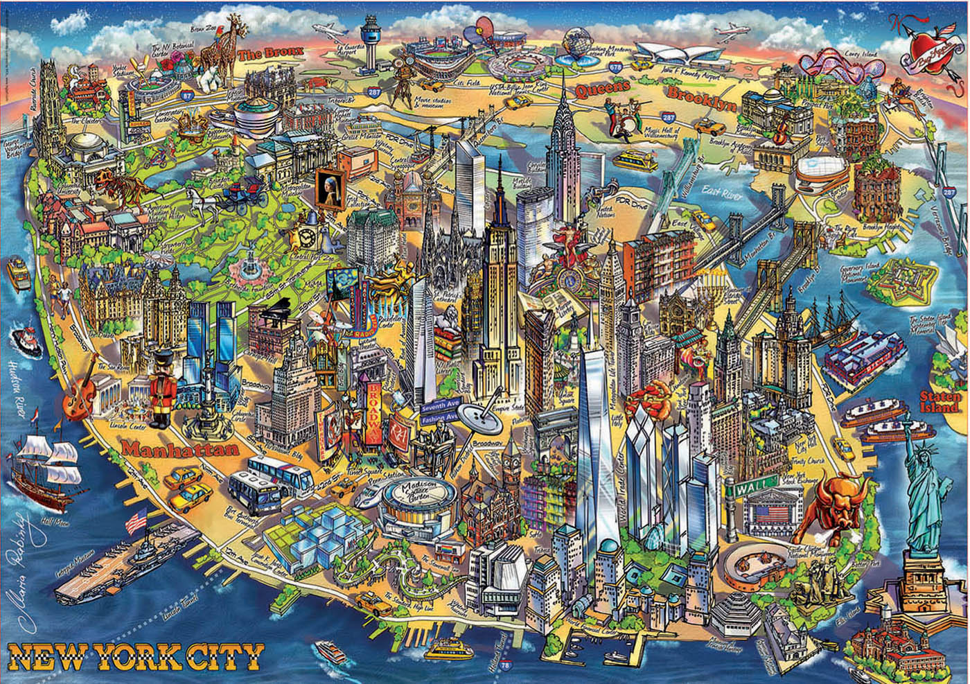 Educa borras 8000 Pieces Dream Town Puzzle