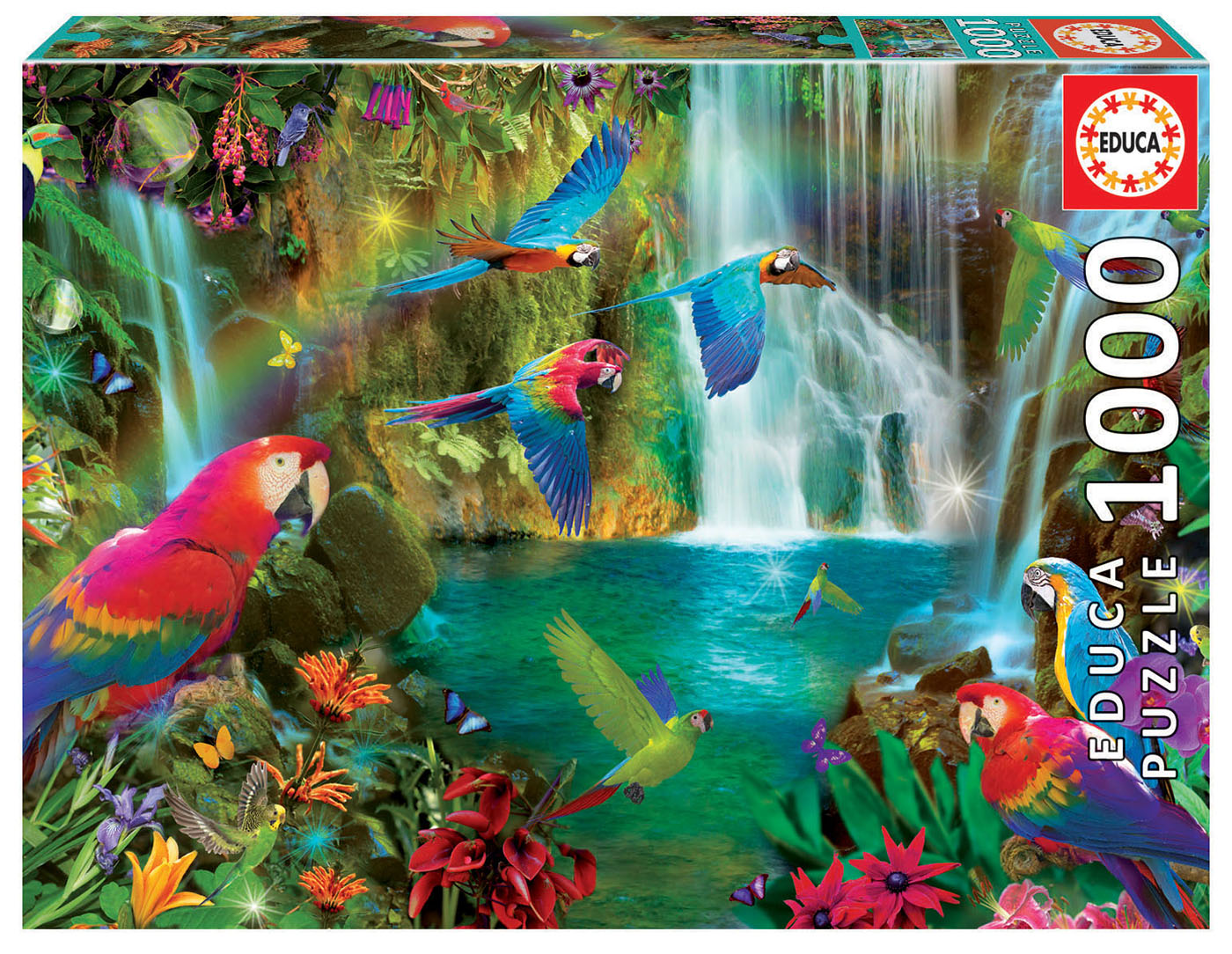 Educa 1000 Piece Puzzle- Tropical Fantasy Turtles – Nuts For Candy