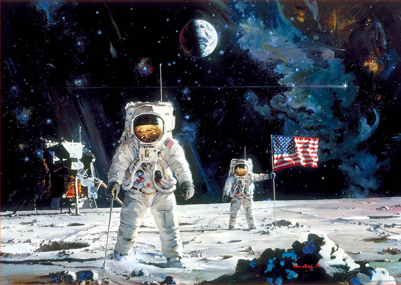 1000 First Men on the Moon, Robert McCall