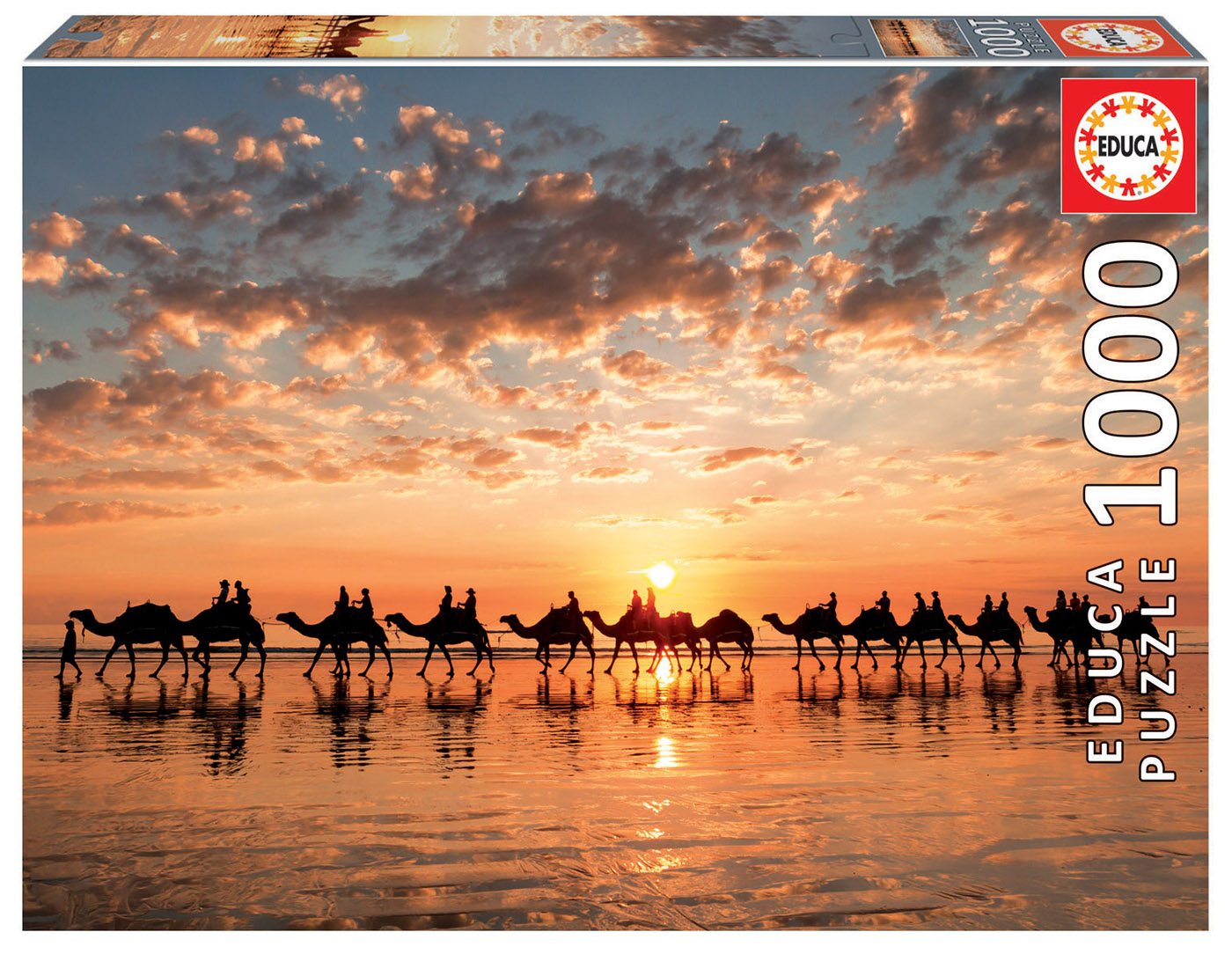 1000 Atardecer dorado en Cable Beach, Australia