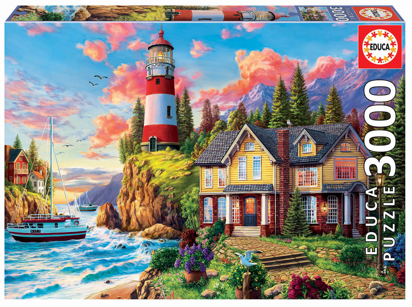 Puzzle 3000 pièces Vacances en Grèce - puzzle