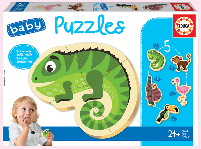Baby Puzzles Animales tropicales
