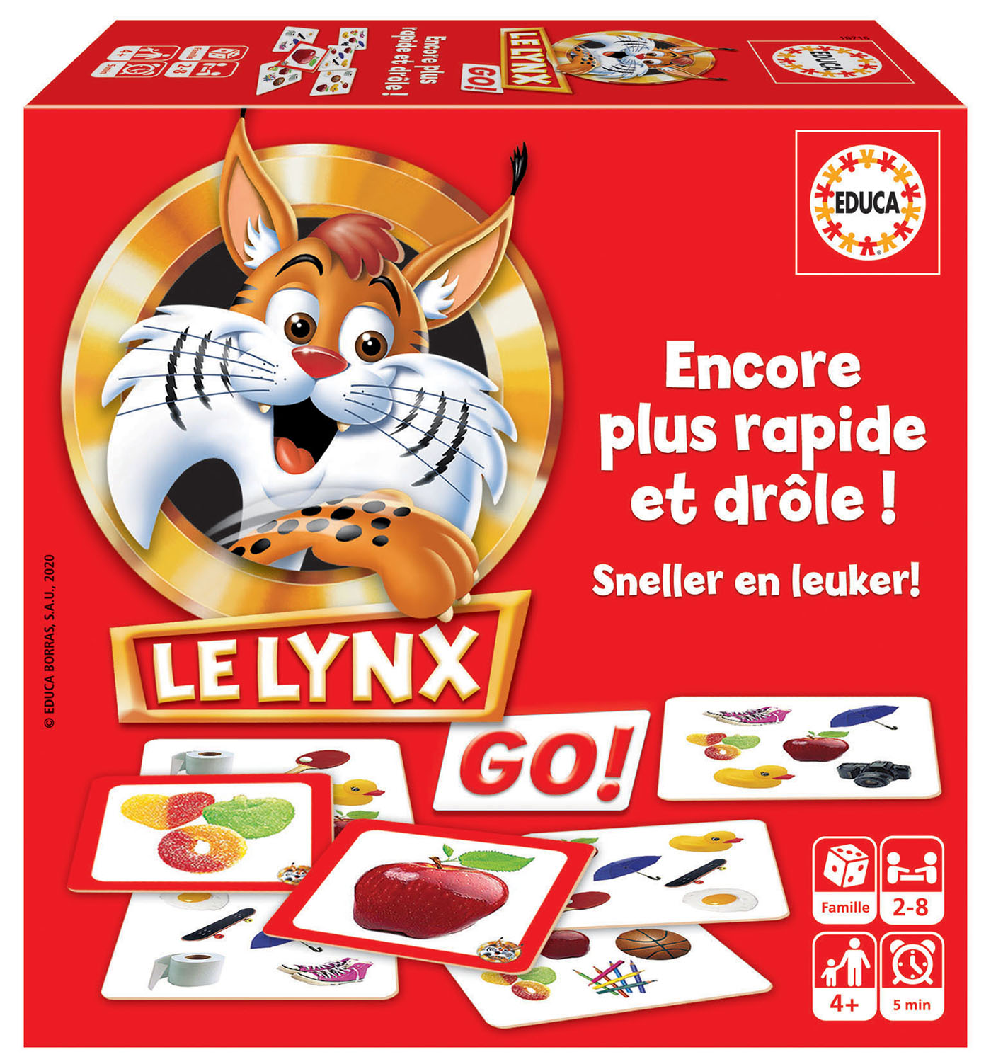 Educa - Lynx Disney edition 70 Images  Le jeu de société qui aiguise la  vue et