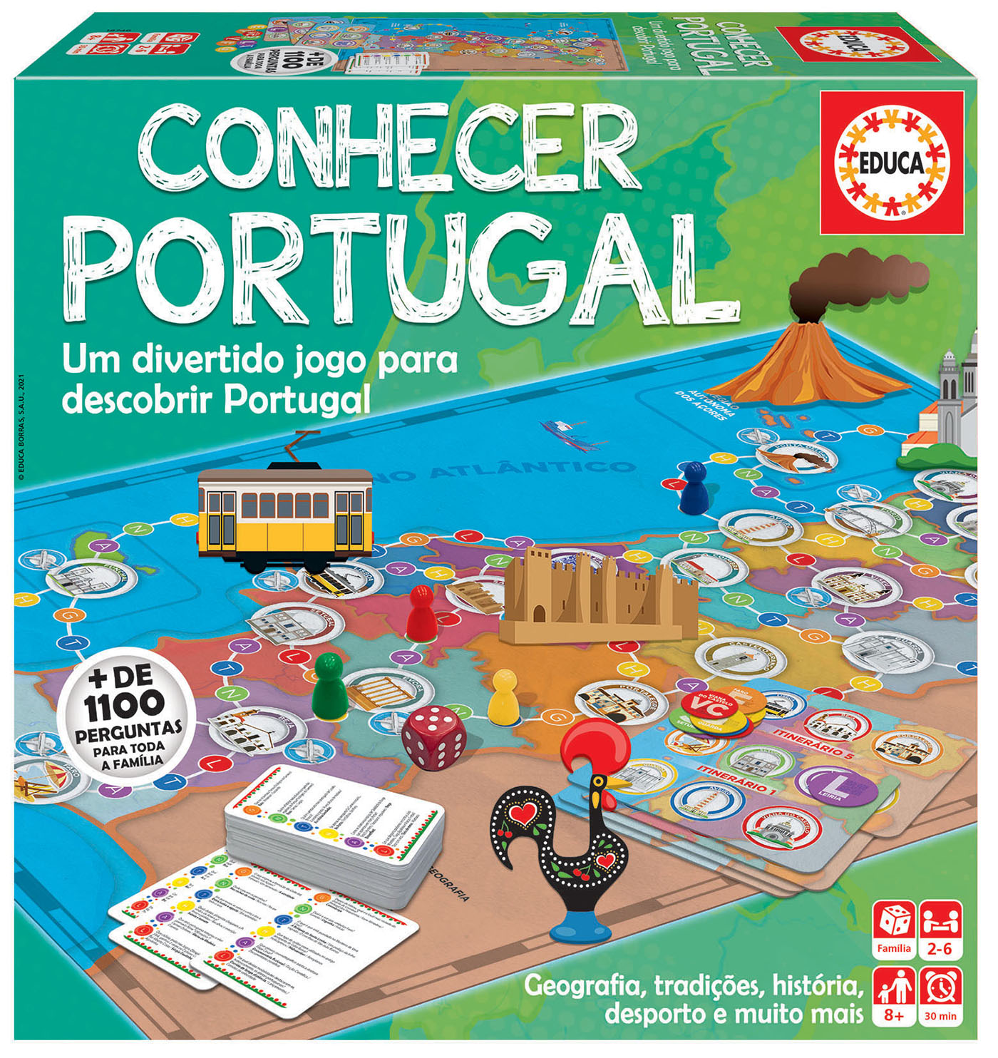 Educa - Desafio Quiz-Descobrir O Mundo. Jogo de perguntas e