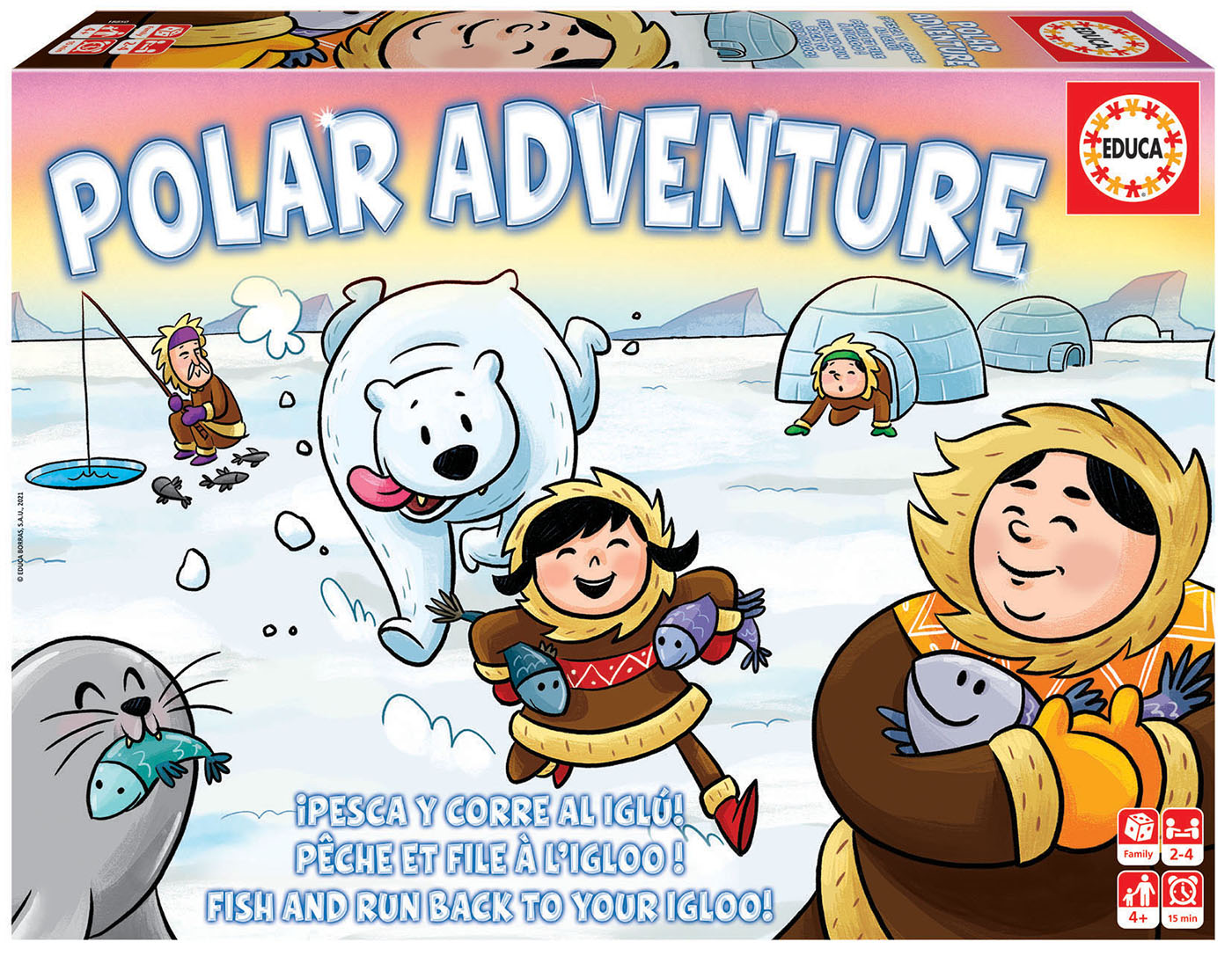 Adventerra Games - Polar Adventure Disappearing Ice, Jogos de tabuleiro  educativos para crianças de 4 a 8 anos - Jogos de tabuleiro para meninos e  meninas - Recursos de aprendizagem para crianças