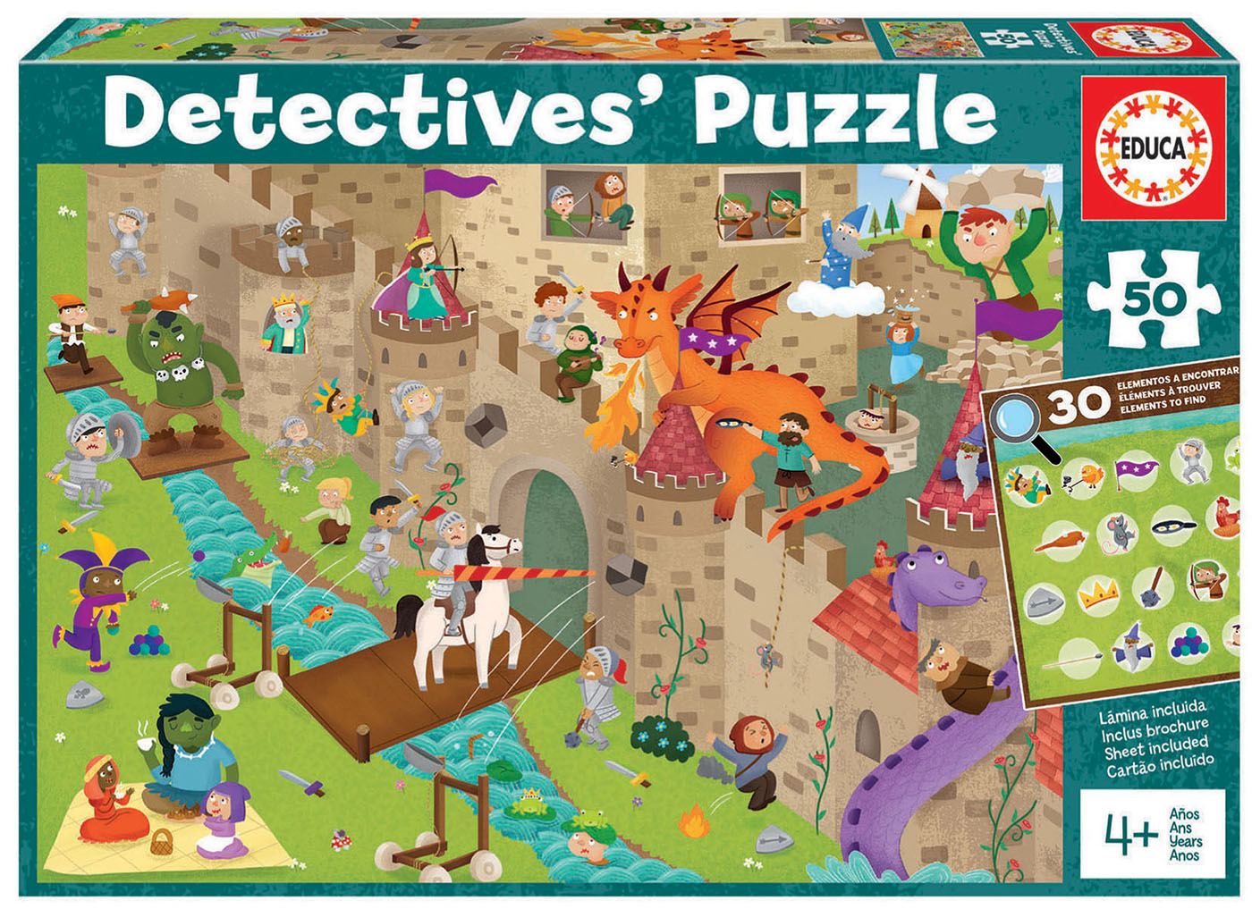 50 Castle “Detectives´ Puzzle”