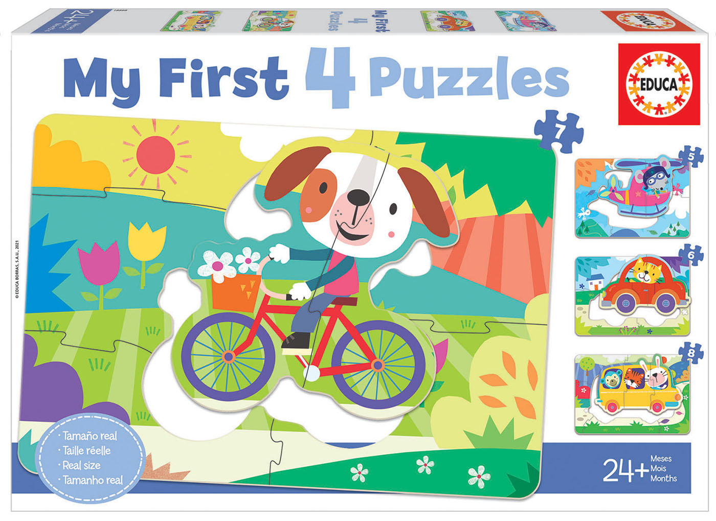 Progressive Puzzles Bluey 12+16+20+25 Case - Educa Borras