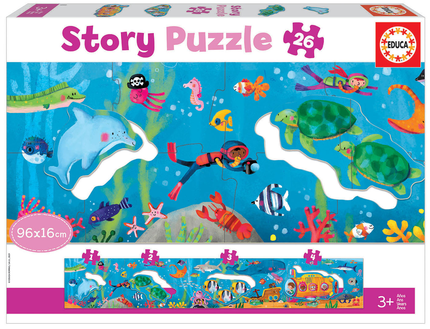 26 Mundo Subaquático Story Puzzle