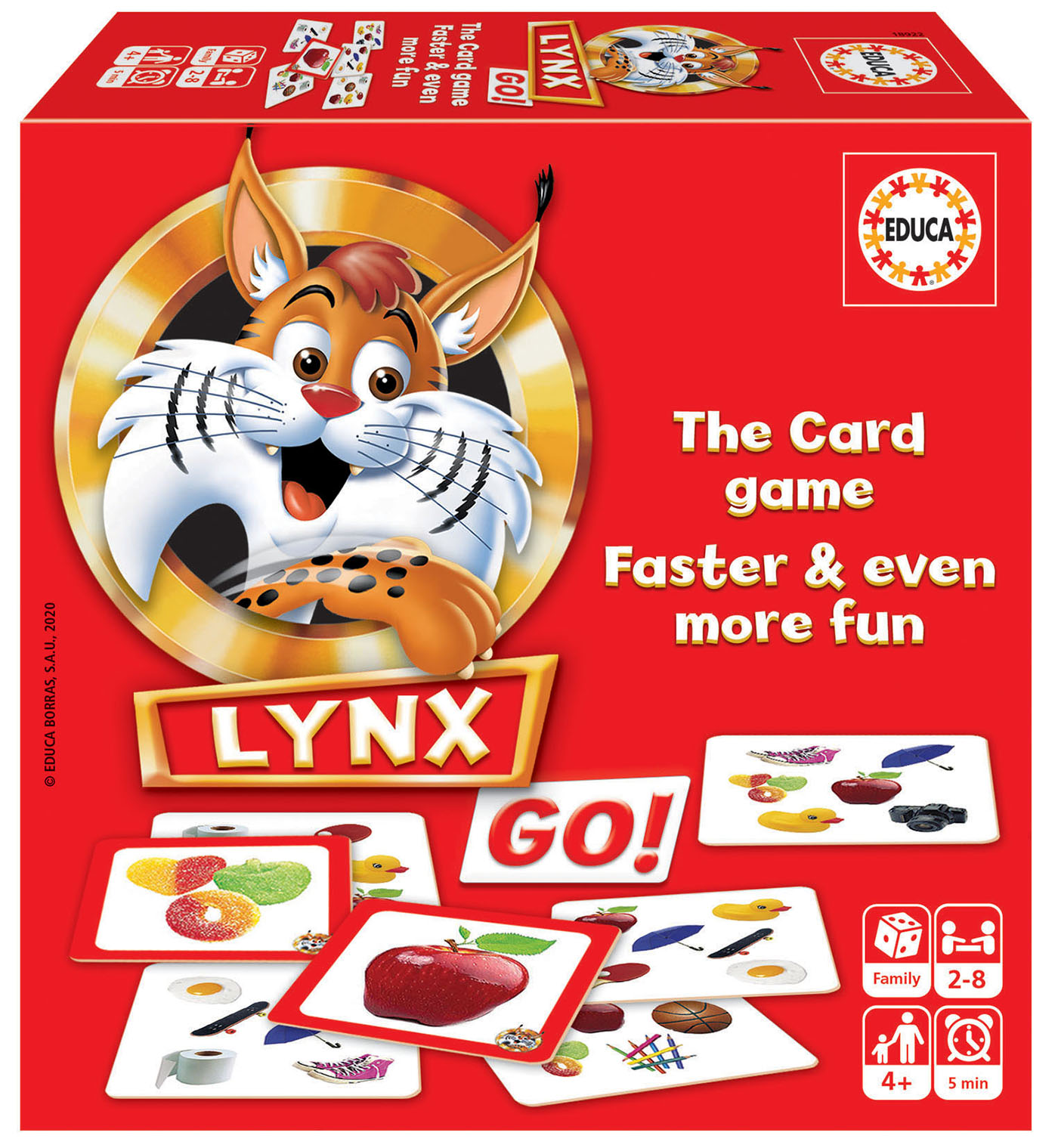 Jeu de société éducatif familiale le lynx Go !