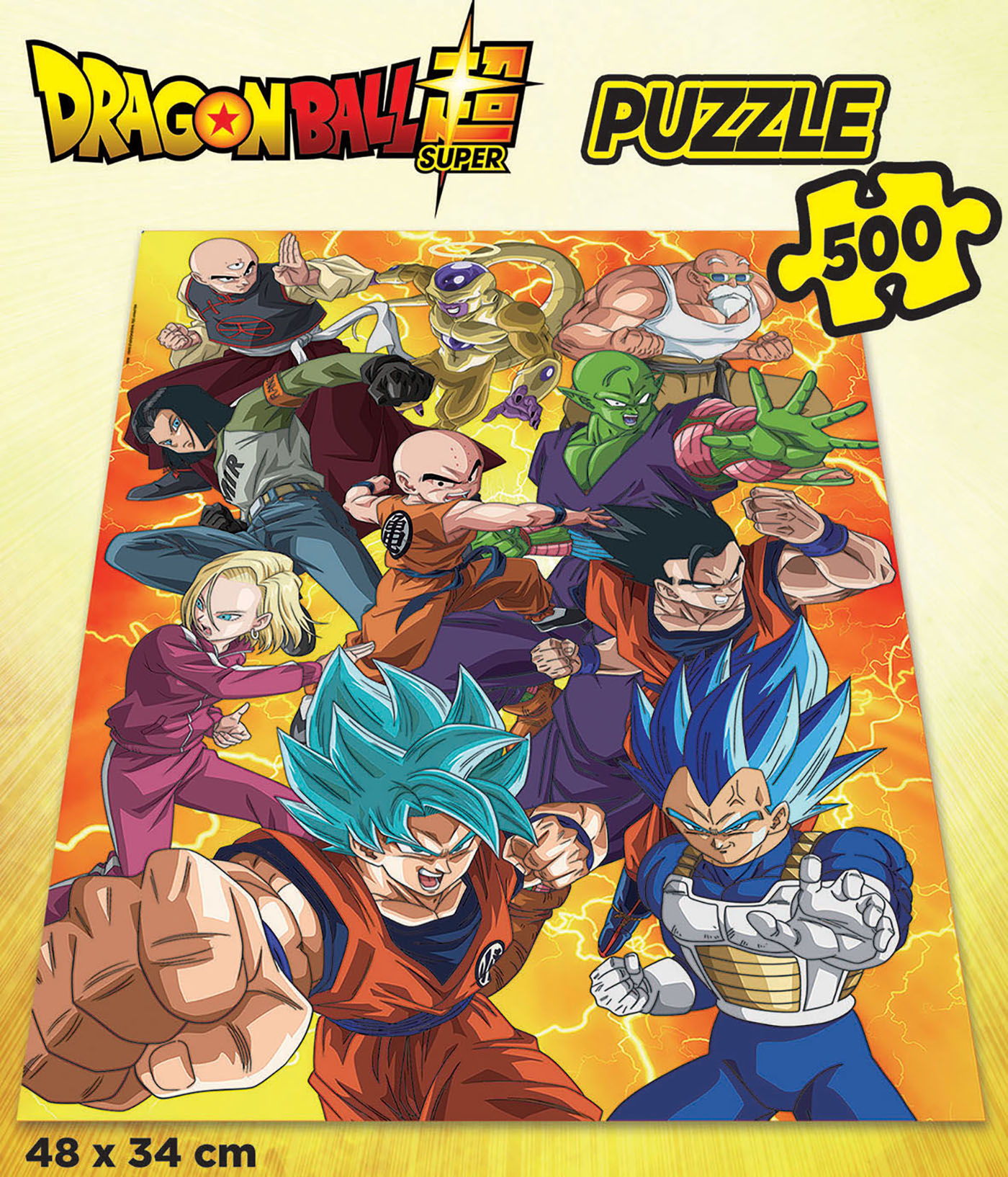 Puzzle Dragon Ball Super, 500 peças