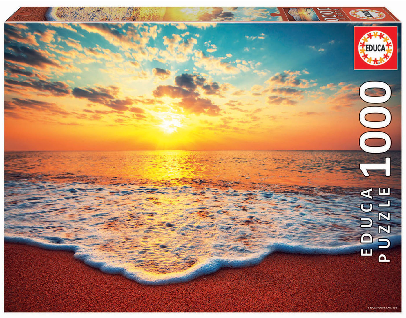 Puzzle Une planche de surf colorée sur la plage - Puzzle - Puzzle 500  pièces