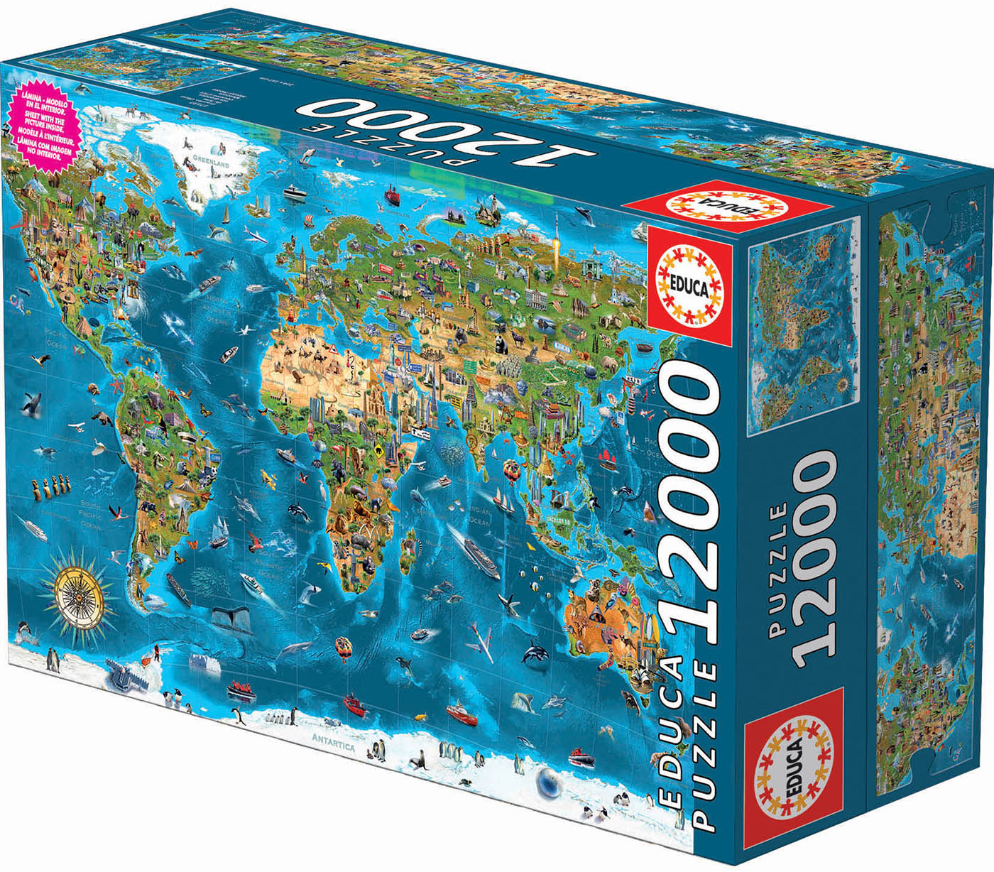  Educa Borras Life, The Greatest 24,000 Piece Puzzle : Toys &  Games