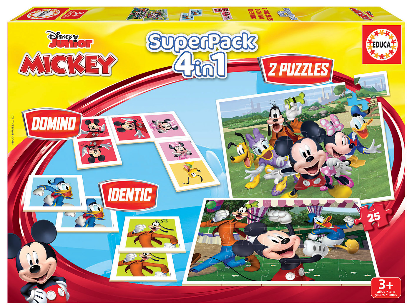 MINNIE MOUSE EDUCATIONAL MEMORY GAME PUZZLE MEMO GAME 