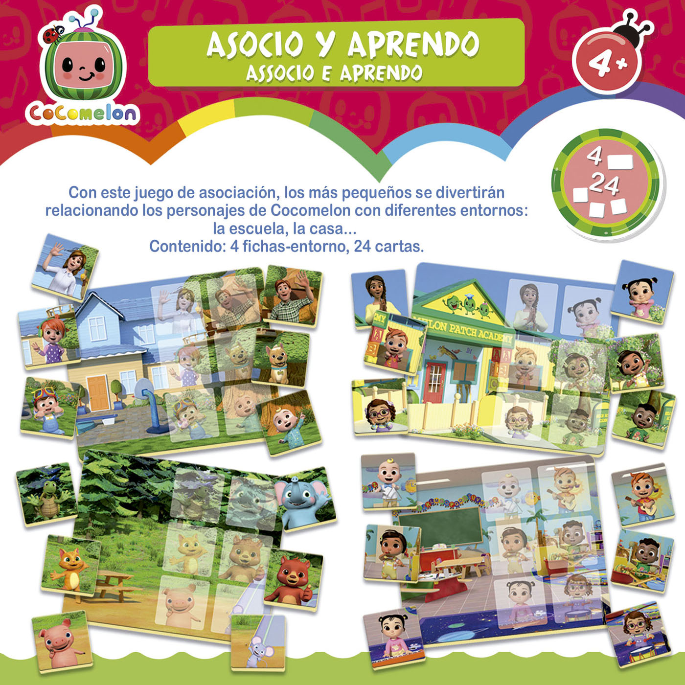 Jogo Educa Superpack 4-em-1 Disney Princess