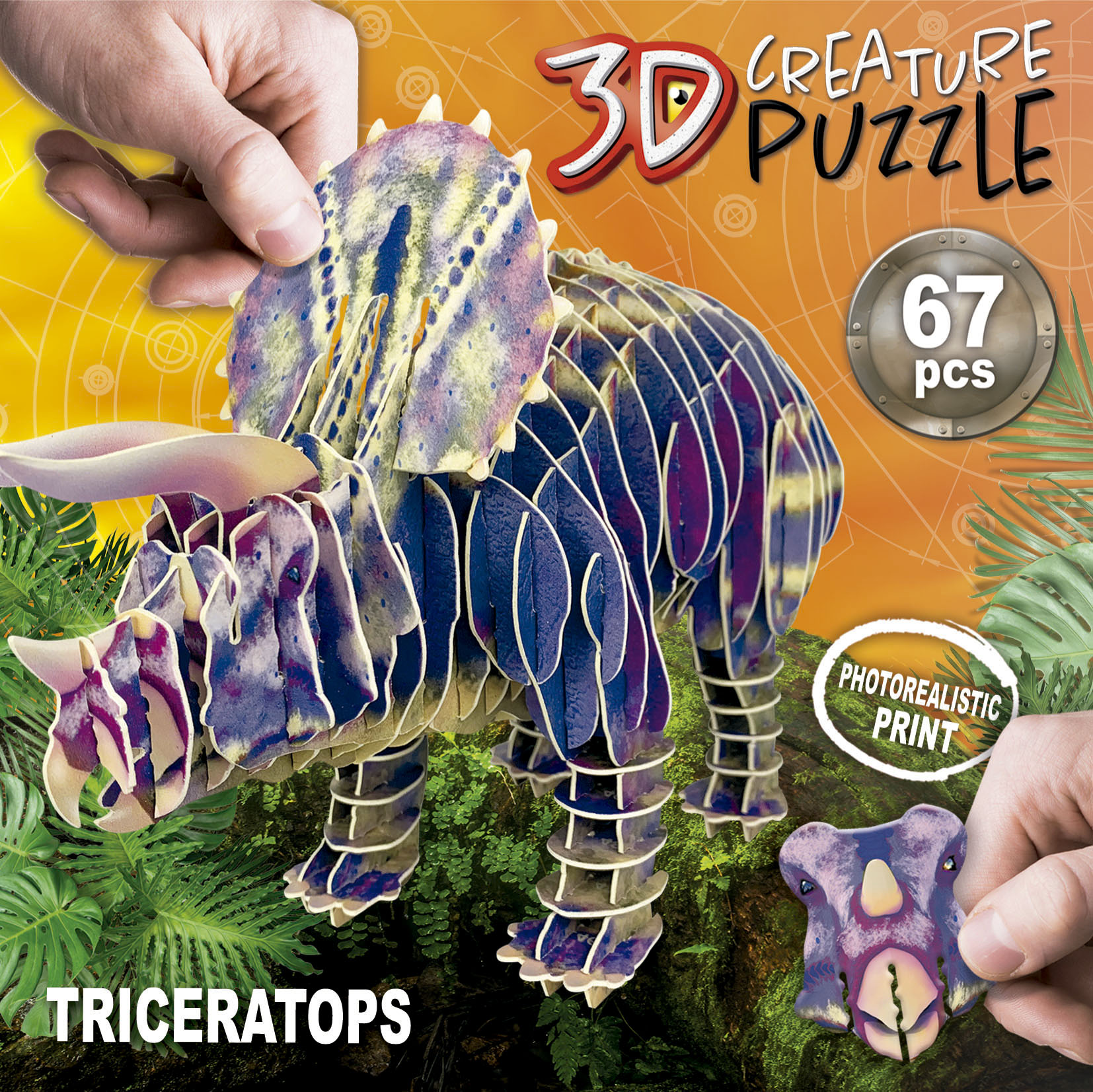 T-Rex 3D Creature Puzzle - Educa Borras