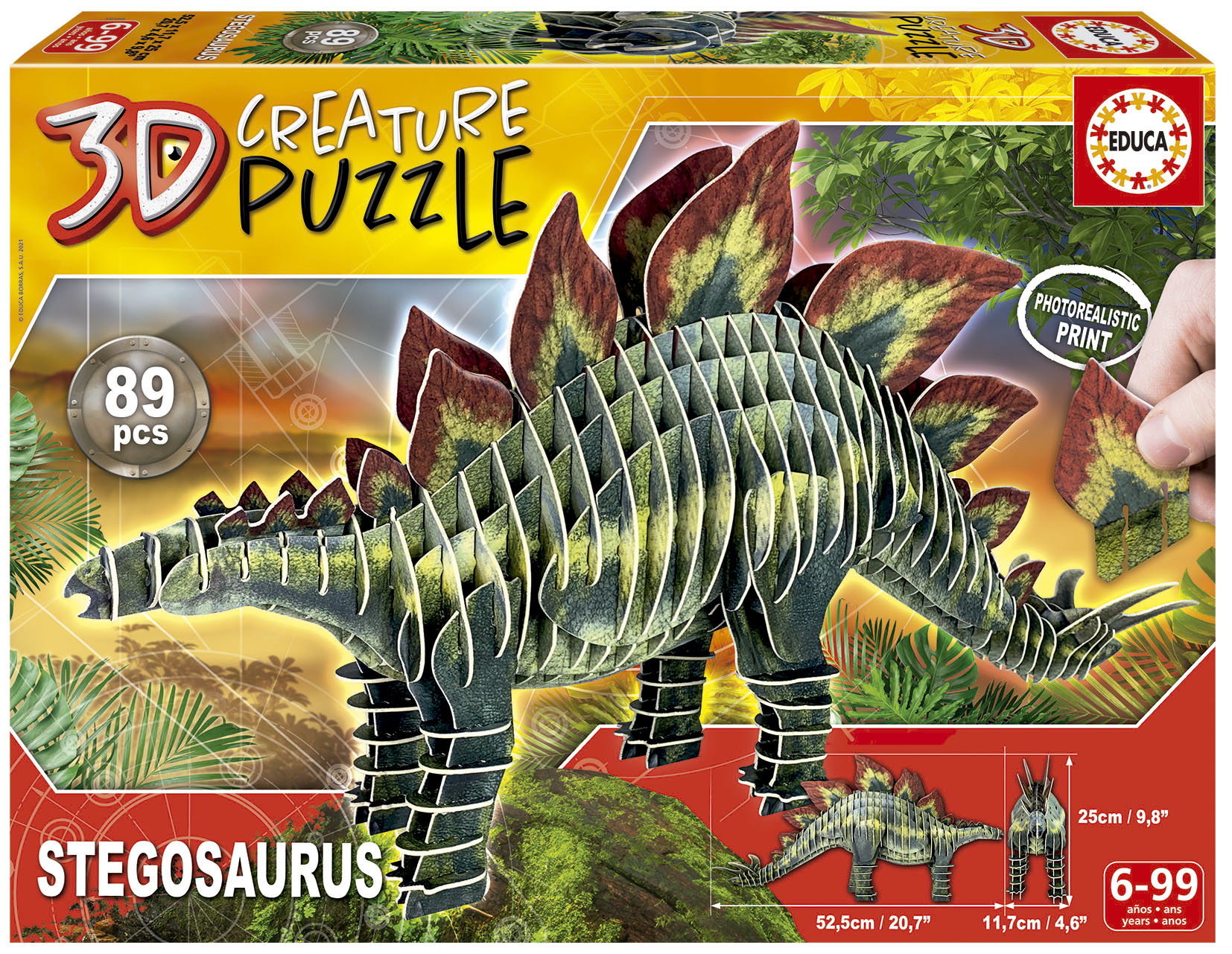 Stegosaurus 3D Creature Puzzle
