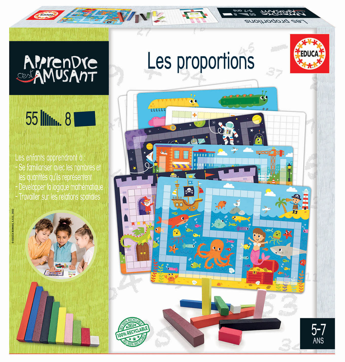 Apprendre c’est amusant Les Proportions