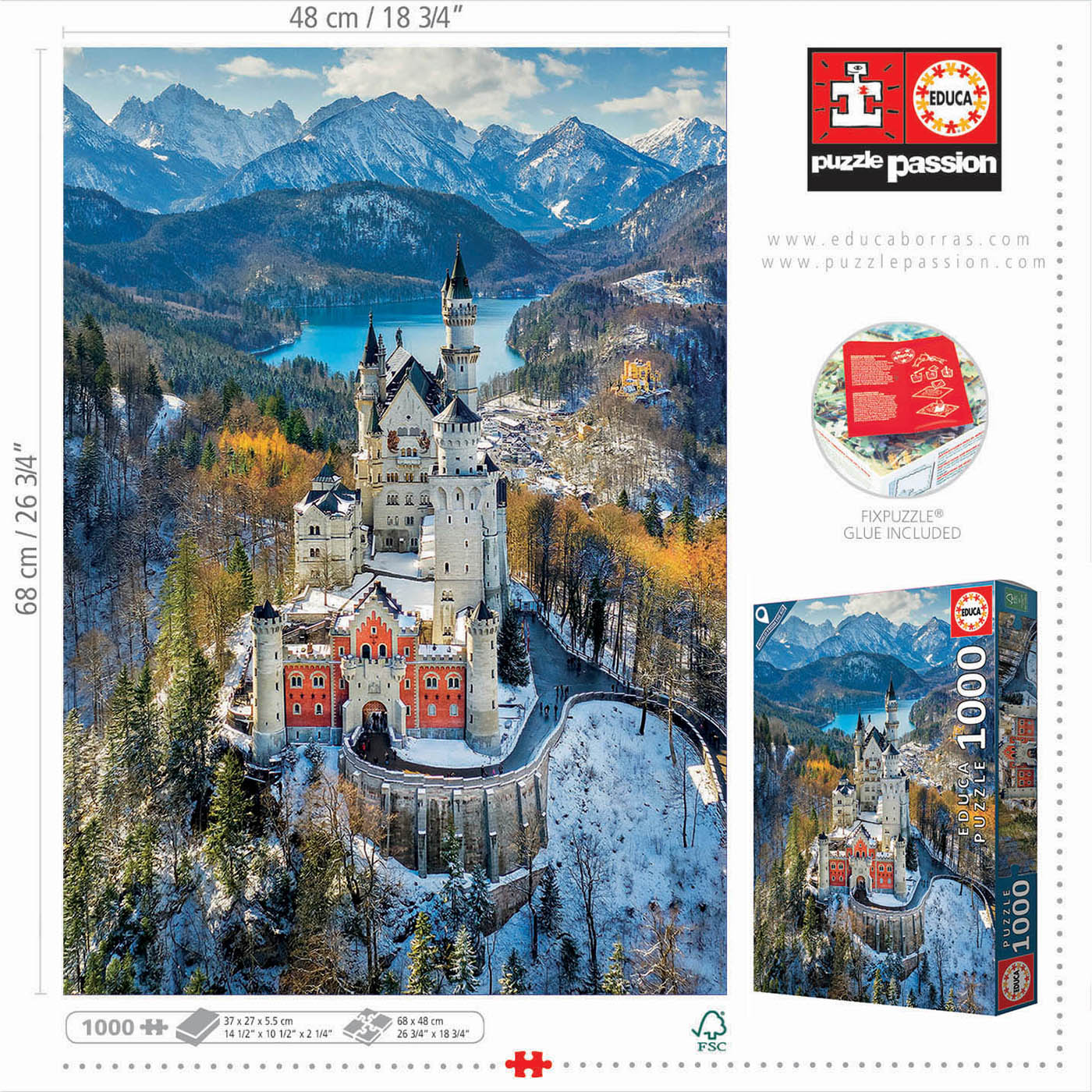 Colle pour Puzzle 1000 pièces