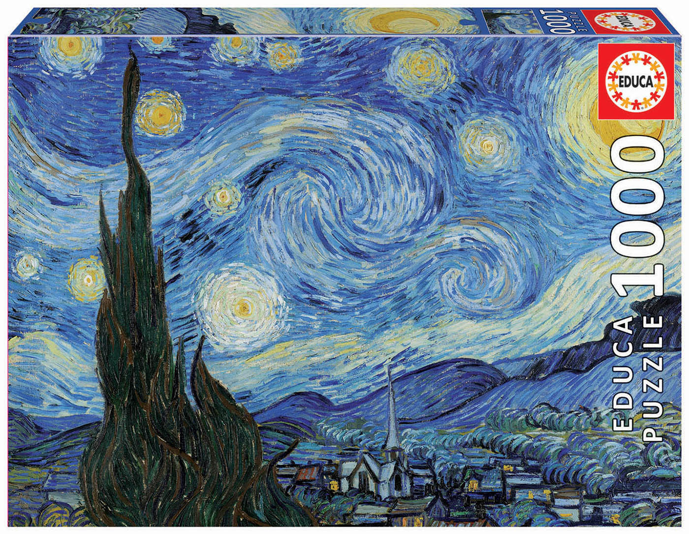 1000 La Noche Estrellada, Vincent Van Gogh