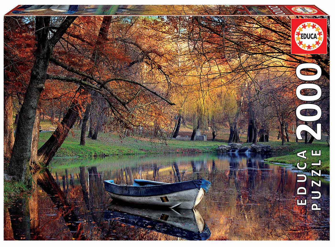 3000 Braies Lake at Autumn - Educa Borras