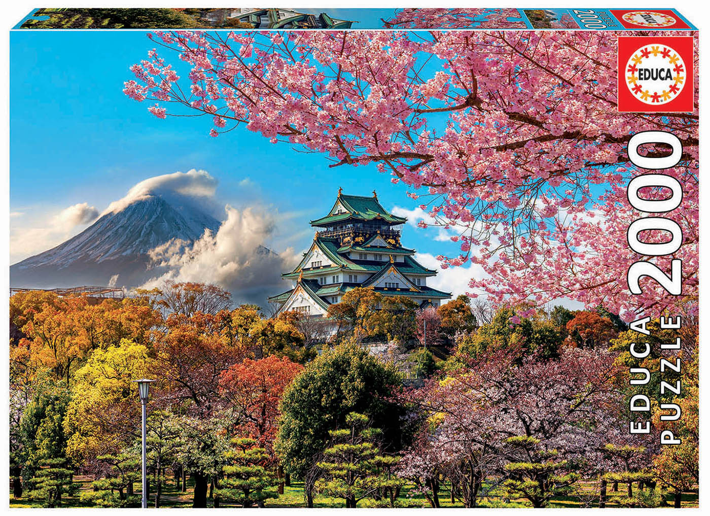 Puzzle Educa 2 000 pièces Mont Fuji au Japon