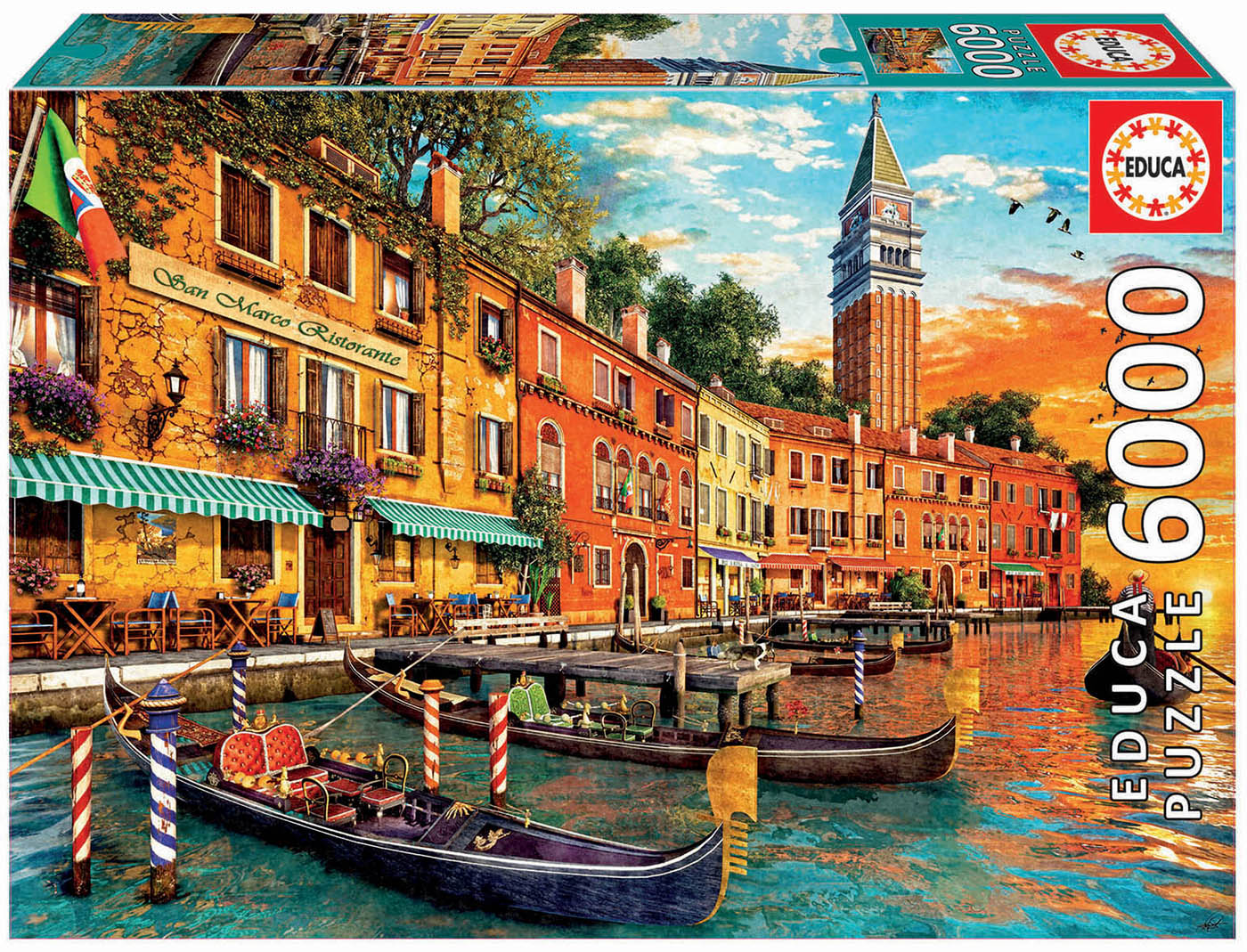 4000 Piece Plastic Jigsaw Puzzle for Adults: Strasbourg, Petite France  premium Quality, Water Resistant, Durable, Recyclable 