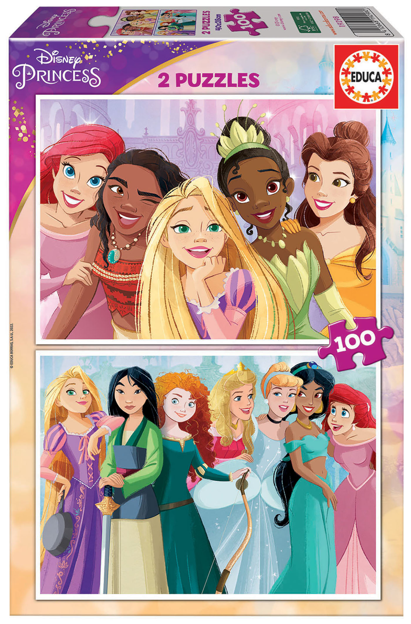 Jogo Educa Superpack 4-em-1 Disney Princess