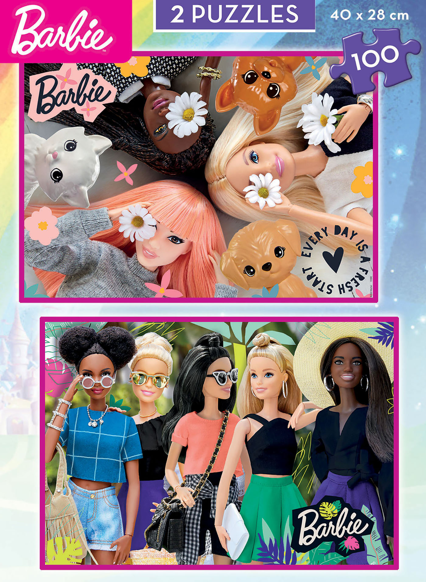 Barbie, Puzzle en bois 50