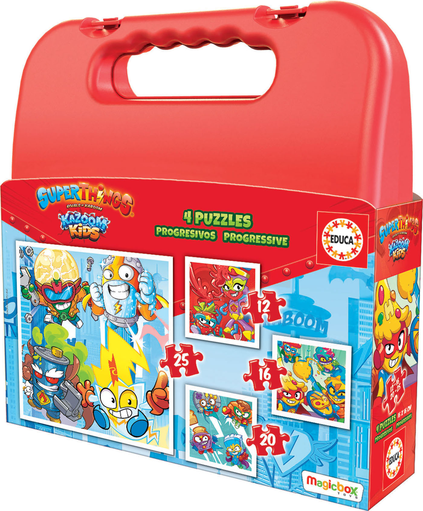 Educa borras Progressive Puzzles Mickey & Friends 12-16-20-25 Multicolor