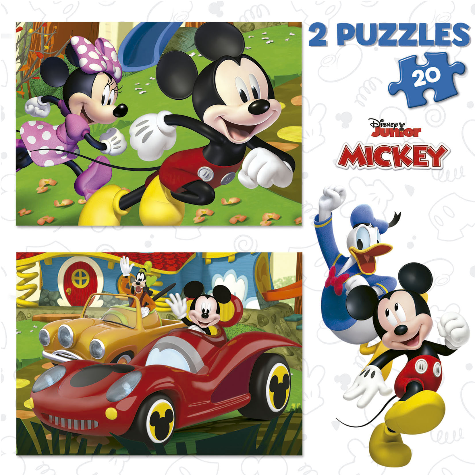 Educa borras Los Colores Mickey And Friends Wooden Puzzle Golden