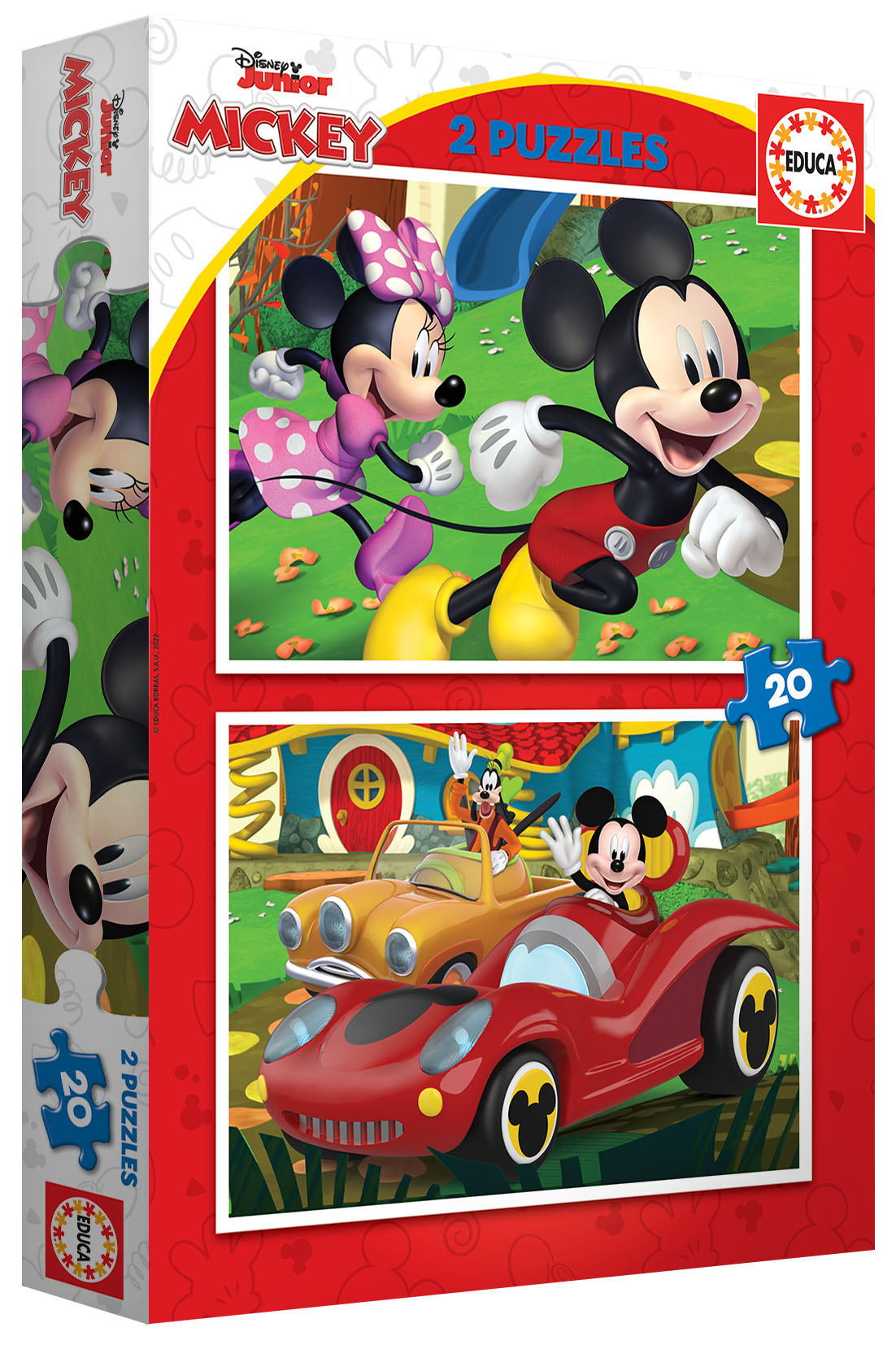 Educa Borras - 2 Puzzles Mickey Mouse 48 peças, Mickey Mouse