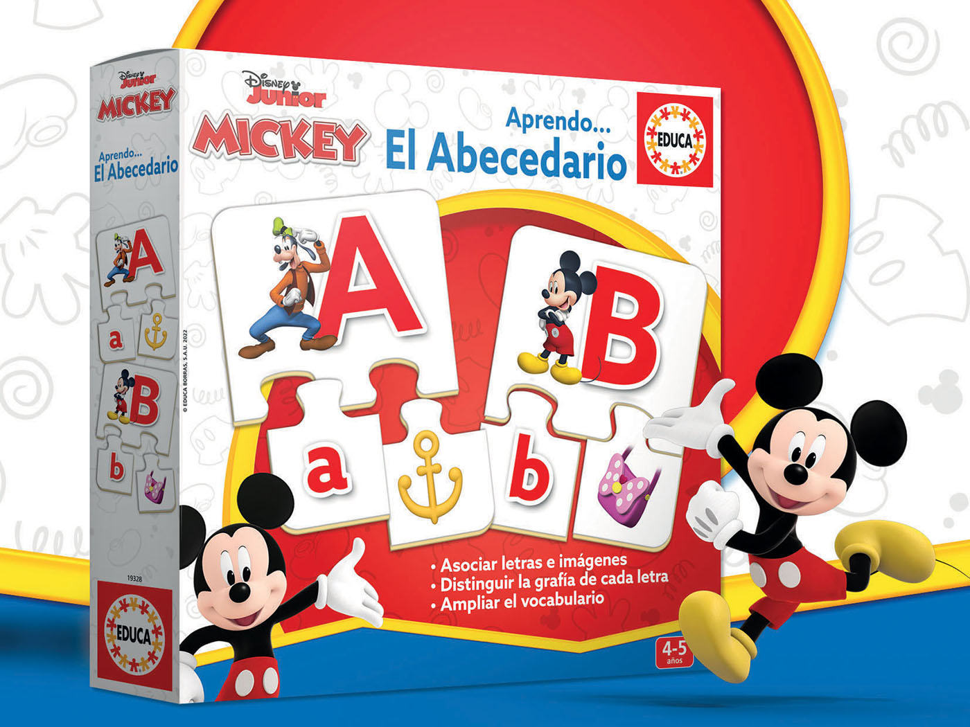 Aprendo Os Números Mickey and Friends - Educa Borras